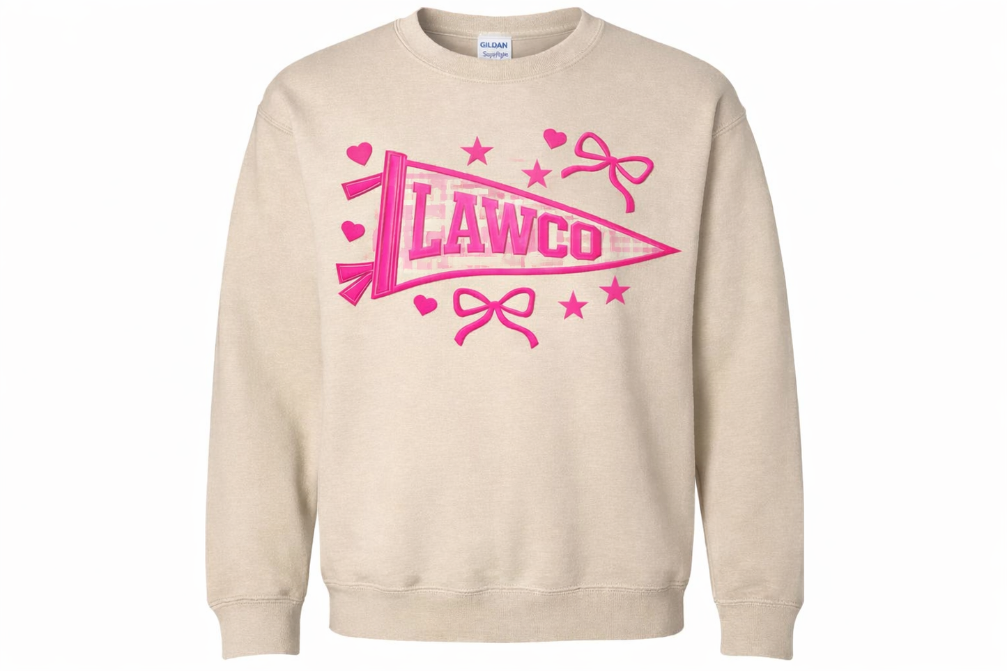 LawCo Sports Pennant - Gildan® Heavy Blend™ Crewneck Sweatshirt ADULT