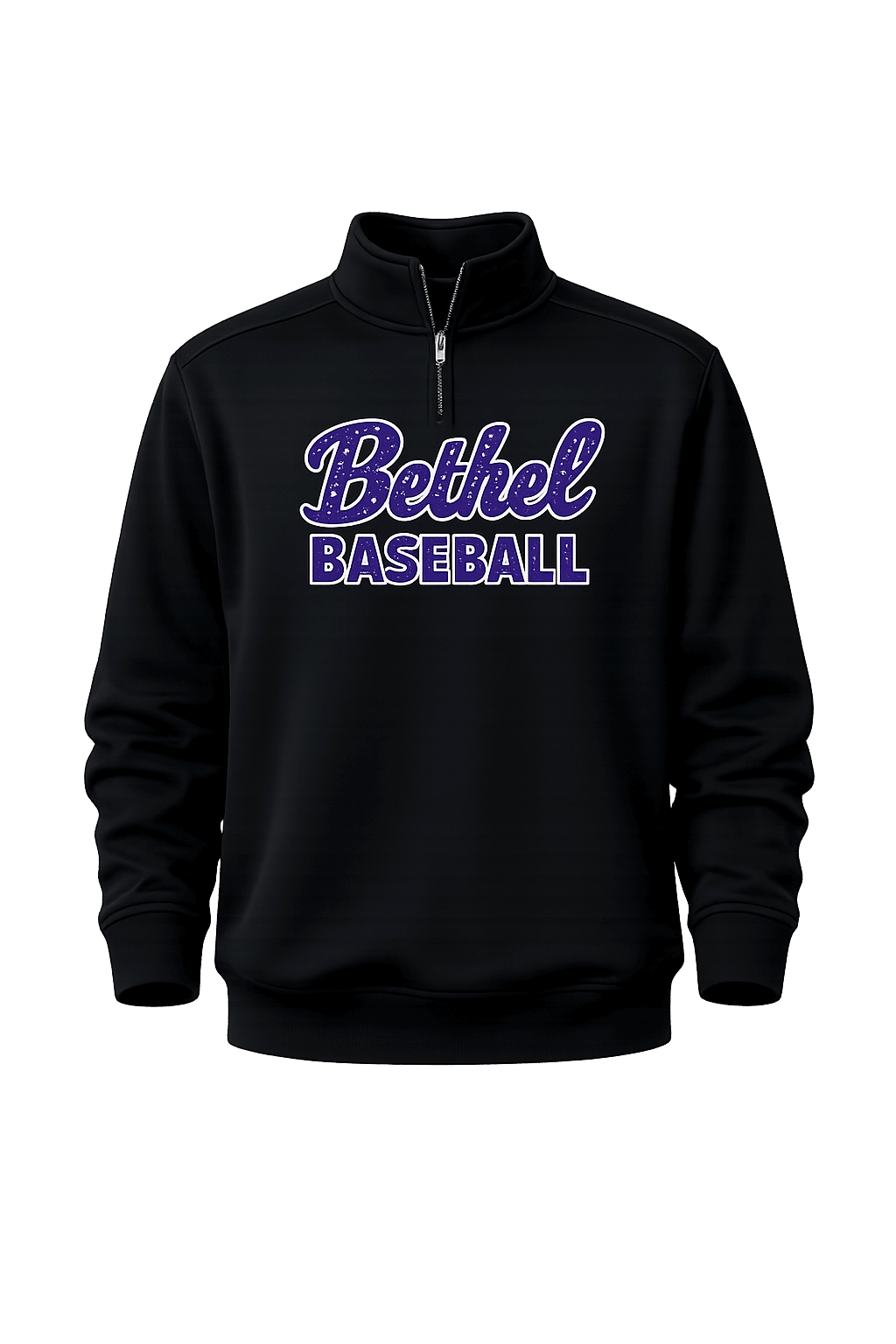 Bethel Baseball - half-zip pullover