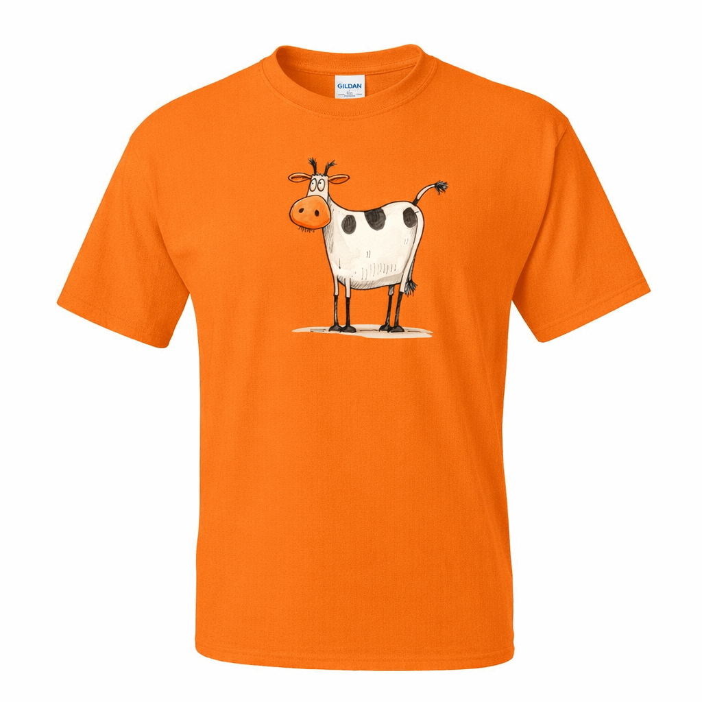 Cow short sleeve t-shirt