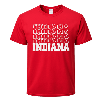 Indiana Stacked with State Pride