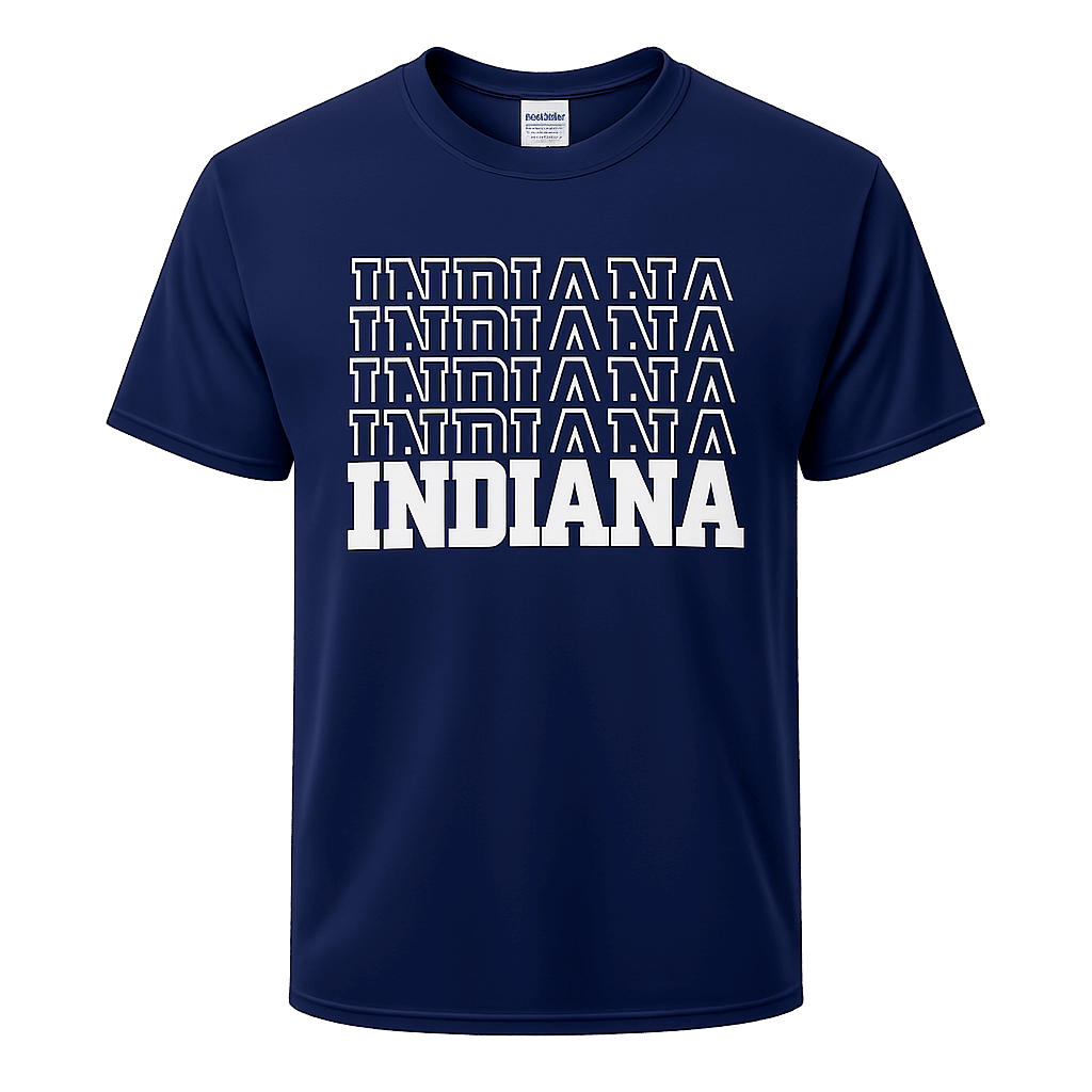 Indiana Stacked with State Pride