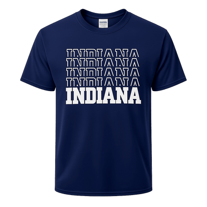 Indiana Stacked with State Pride