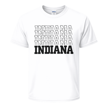 Indiana Stacked with State Pride