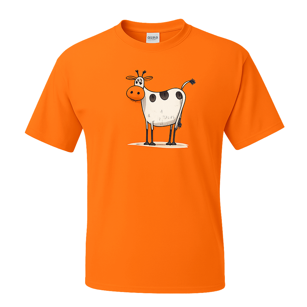 Cow short sleeve t-shirt