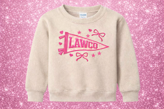 LawCo Sports Pennant - Live & Tell Fleece Sweatshirt YOUTH