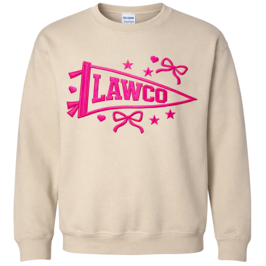 LawCo Sports Pennant - Gildan® Heavy Blend™ Crewneck Sweatshirt ADULT